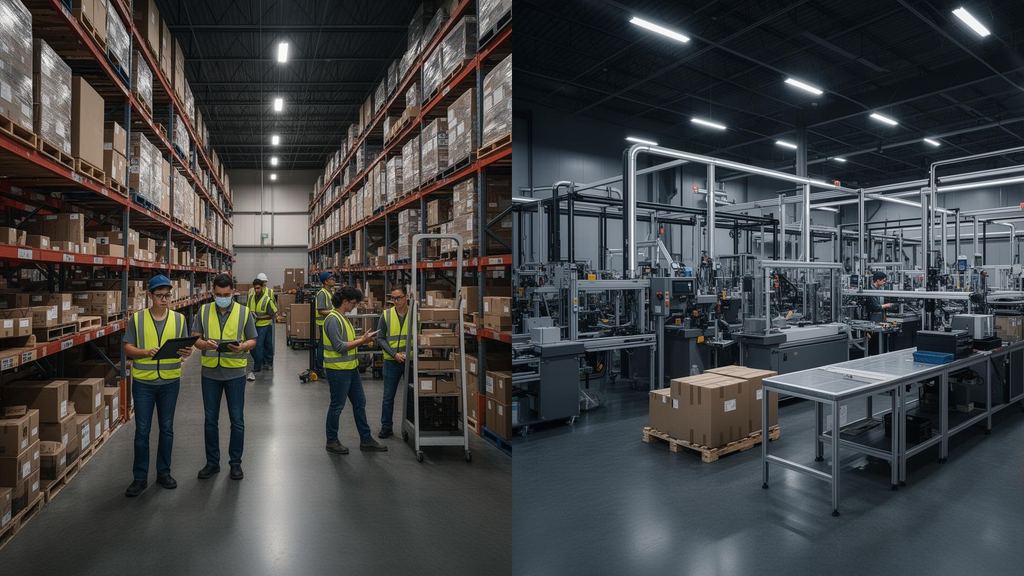 Productiv operations spanning client facilities and network locations